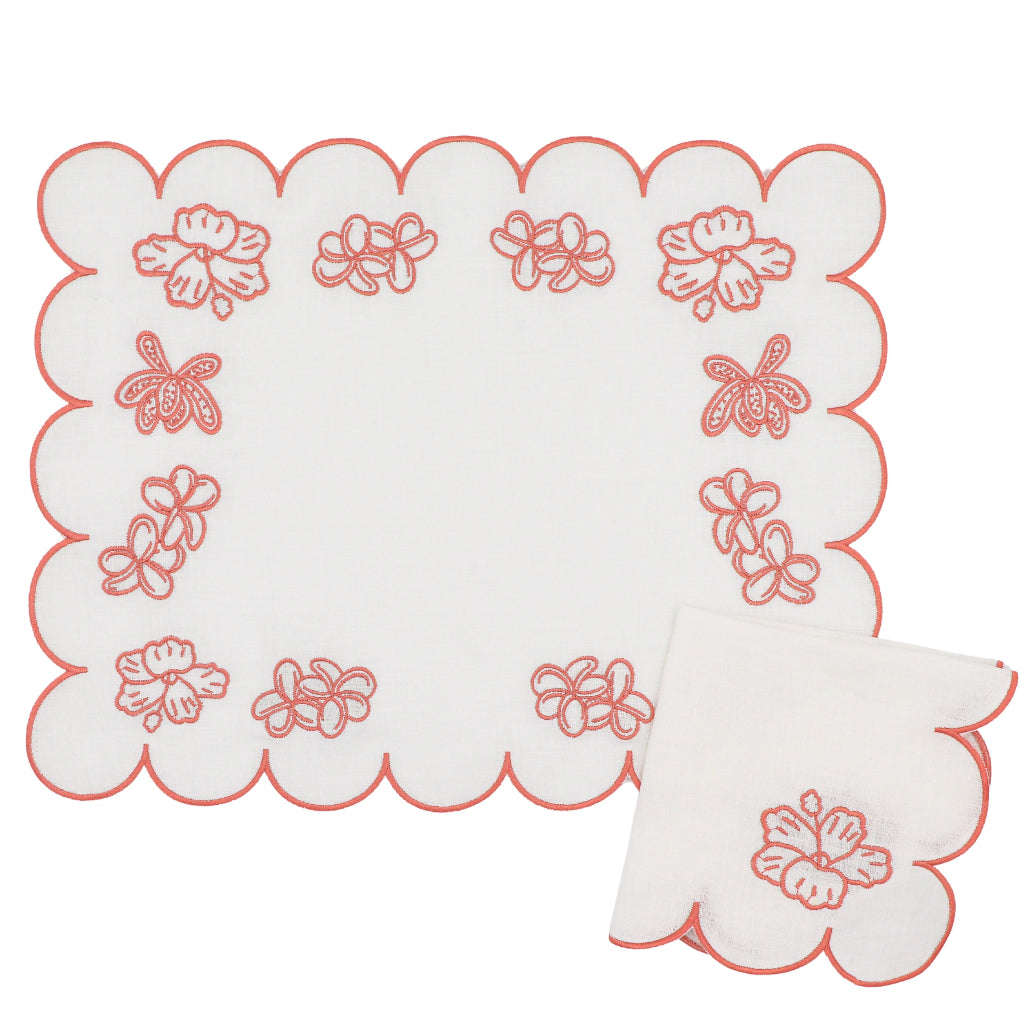 Rosette Ivory Placemat - Set of 4