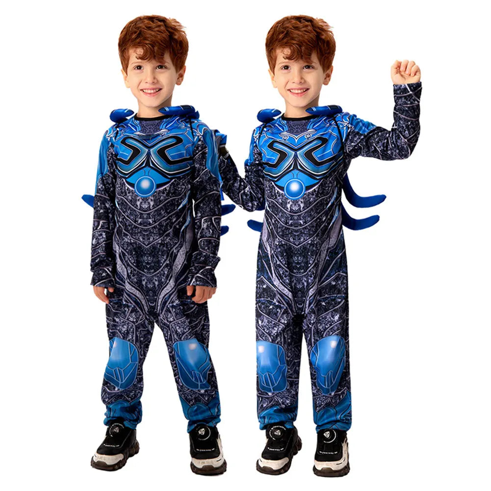 Kids' Blue Superhero Costume