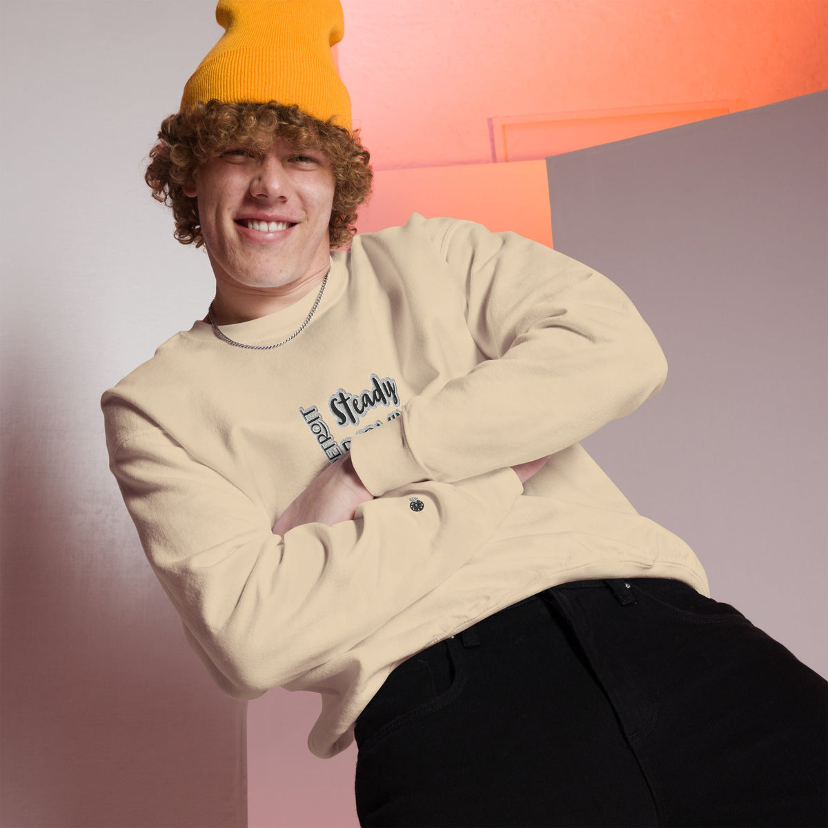 Detroit Steady Boomin Men's Embroidered Sweatshirt | Premium Comfort & Style