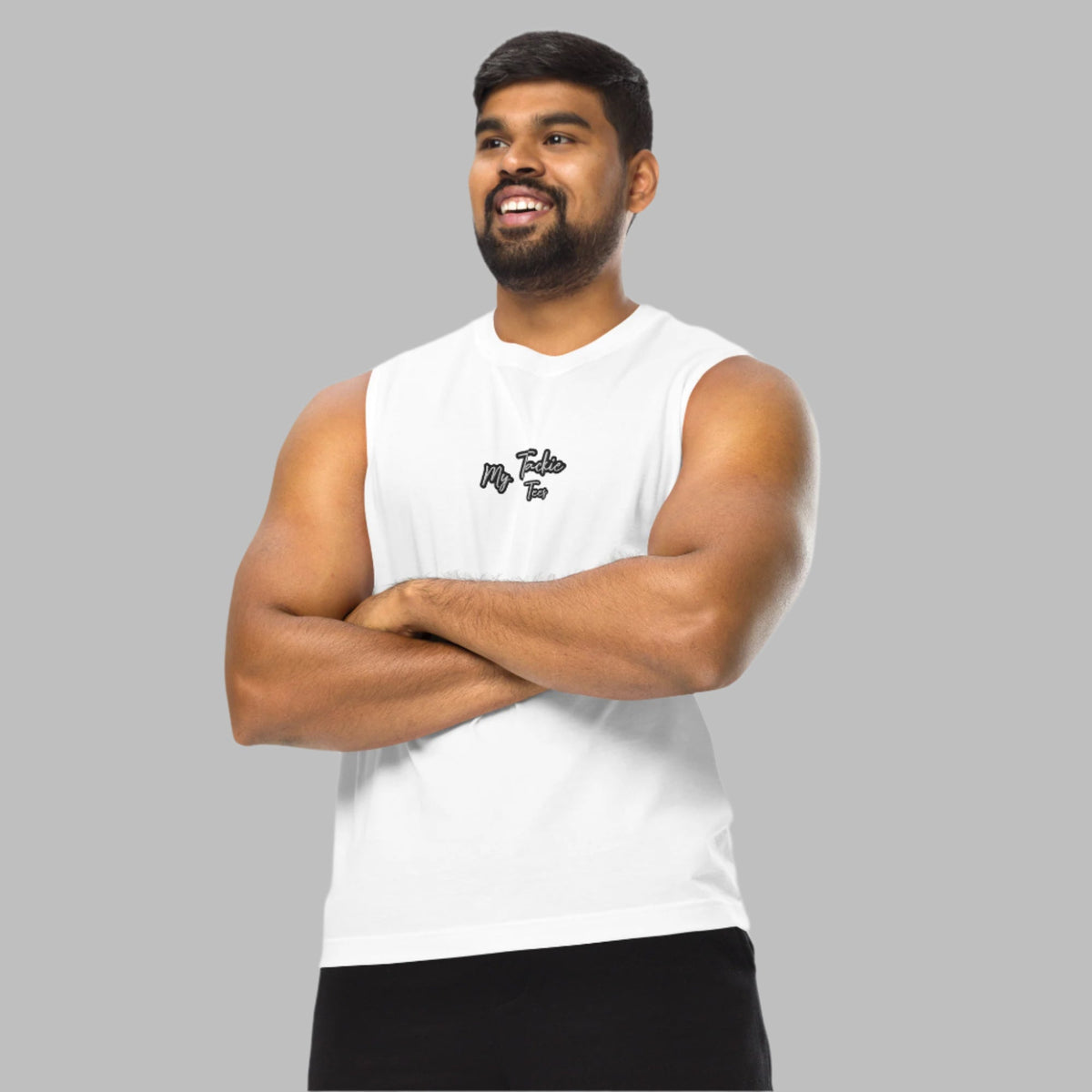 My Tackie Tees Premium Embroidered Muscle Shirt | Fitness Streetwear