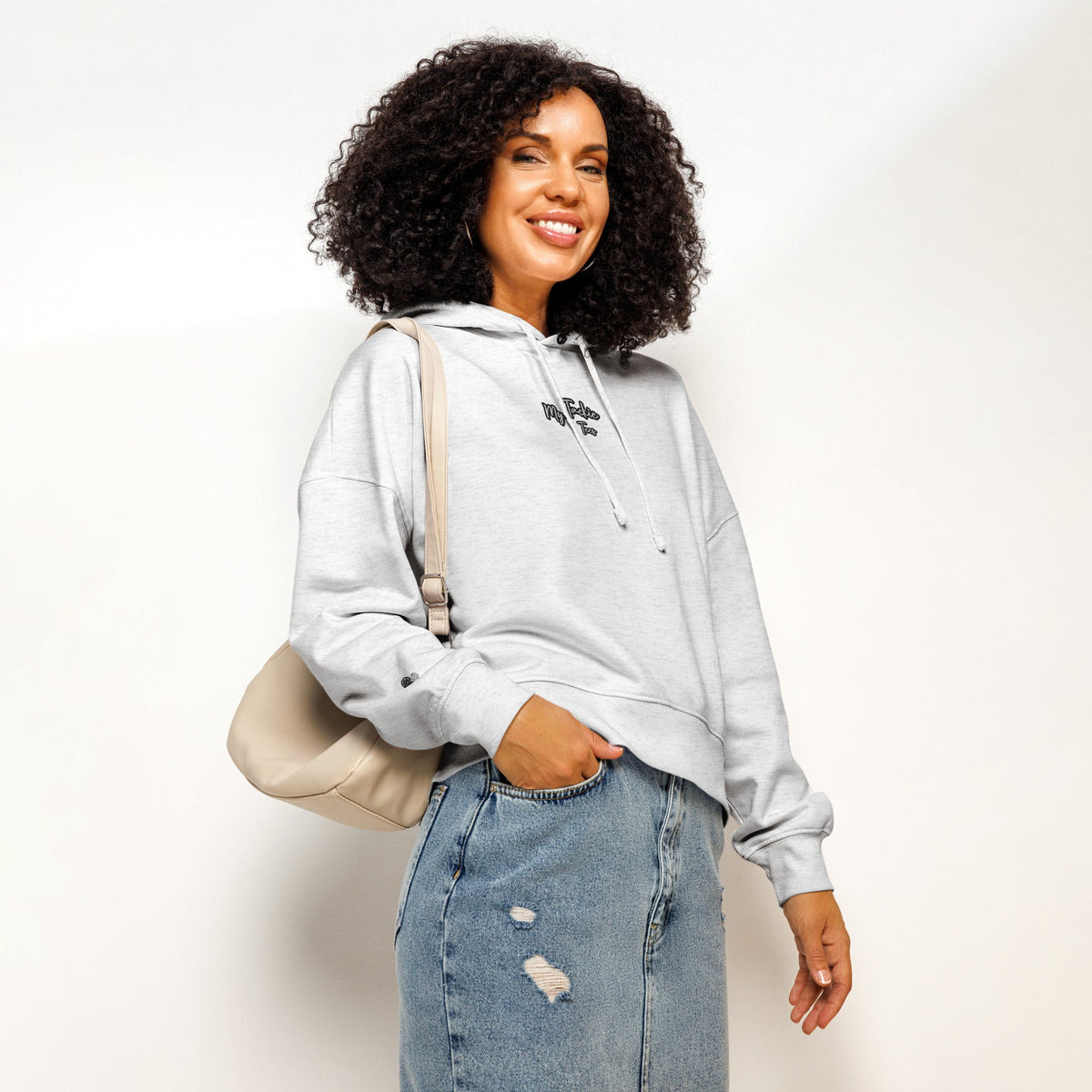 My Tackie Tees Women's Organic Hoodie | Sustainable Embroidered Cotton