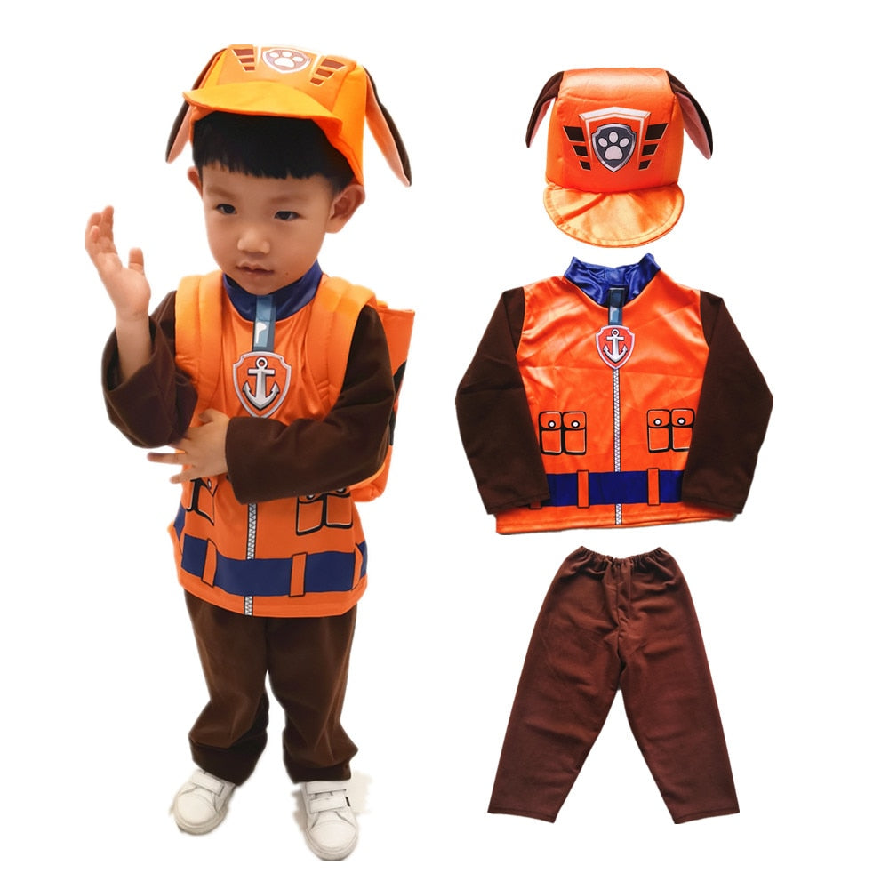 Kids Rubble and Skye Character Costume Options