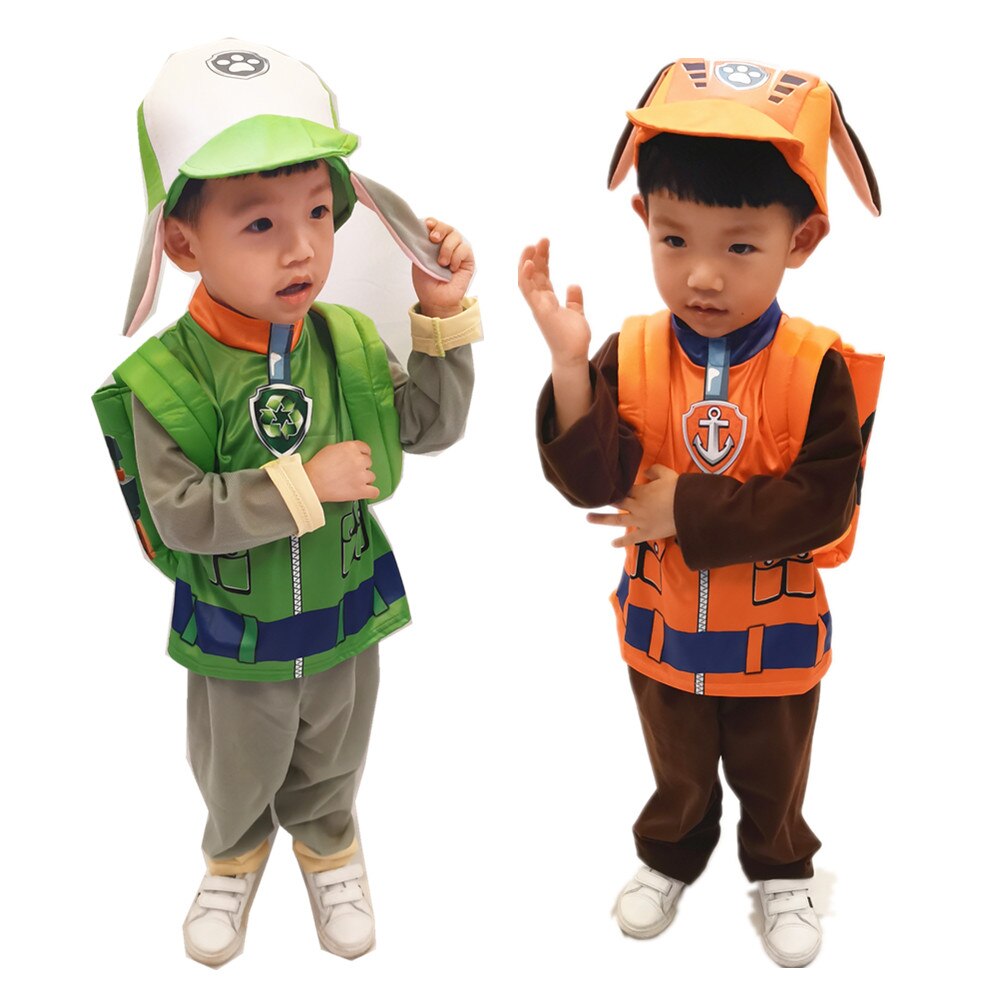 Kids Rubble and Skye Character Costume Options