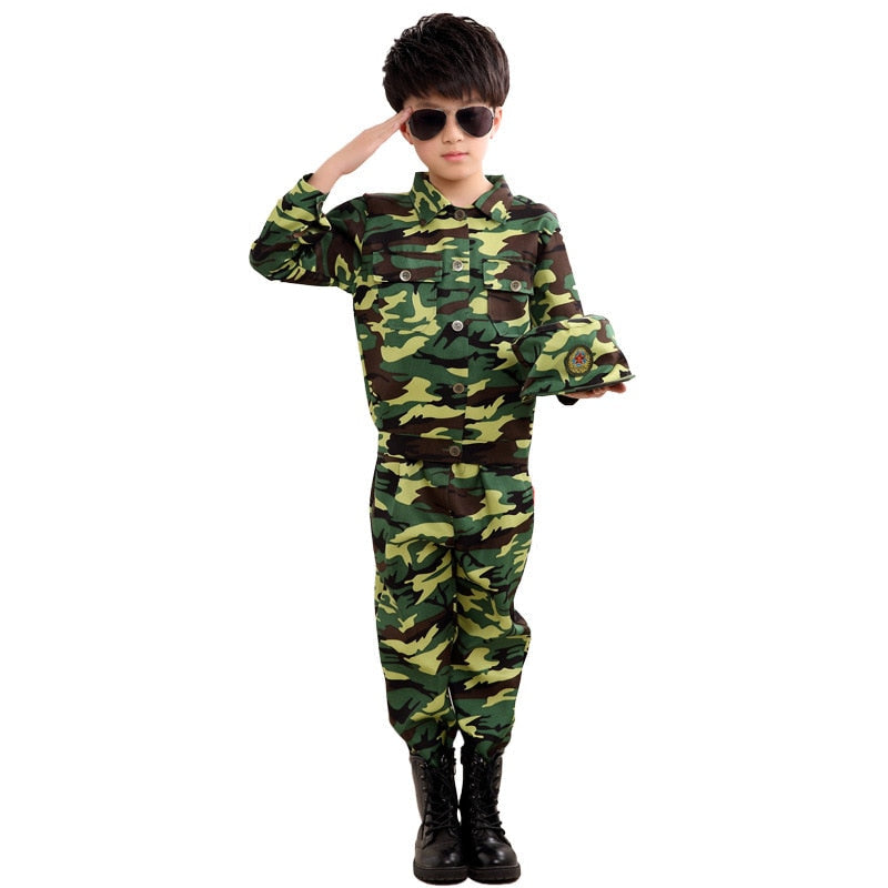 Kids Special Forces Costume Uniform