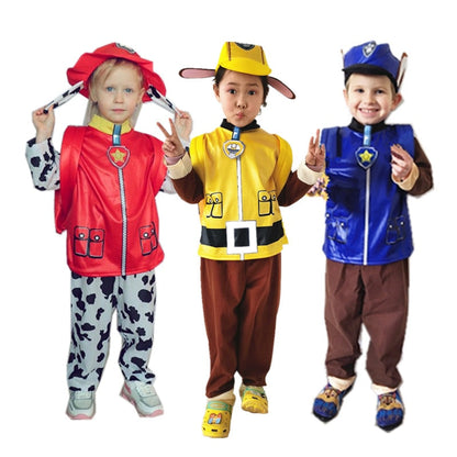 Kids Rubble and Skye Character Costume Options