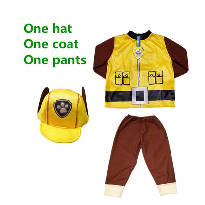 Kids Rubble and Skye Character Costume Options