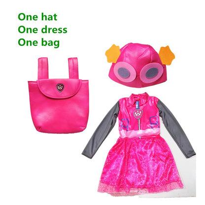 Kids Rubble and Skye Character Costume Options