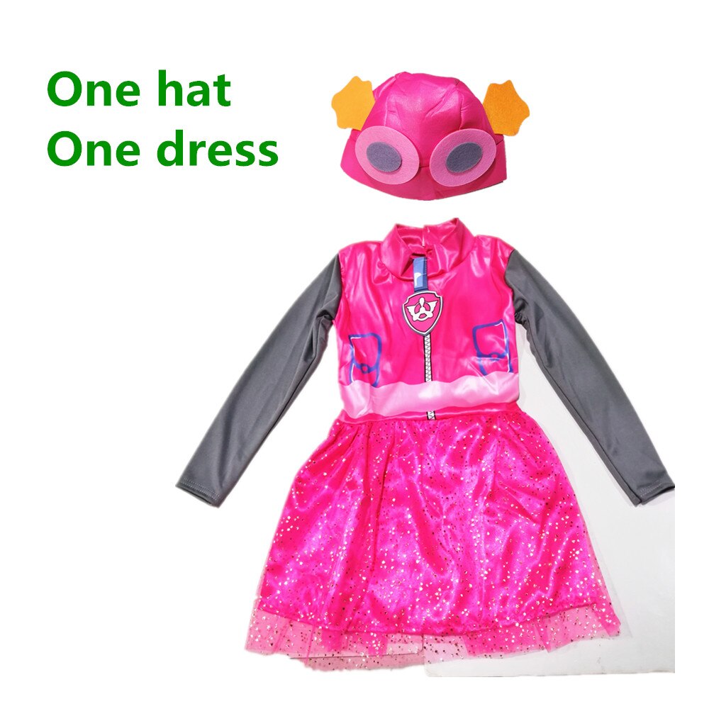 Kids Rubble and Skye Character Costume Options