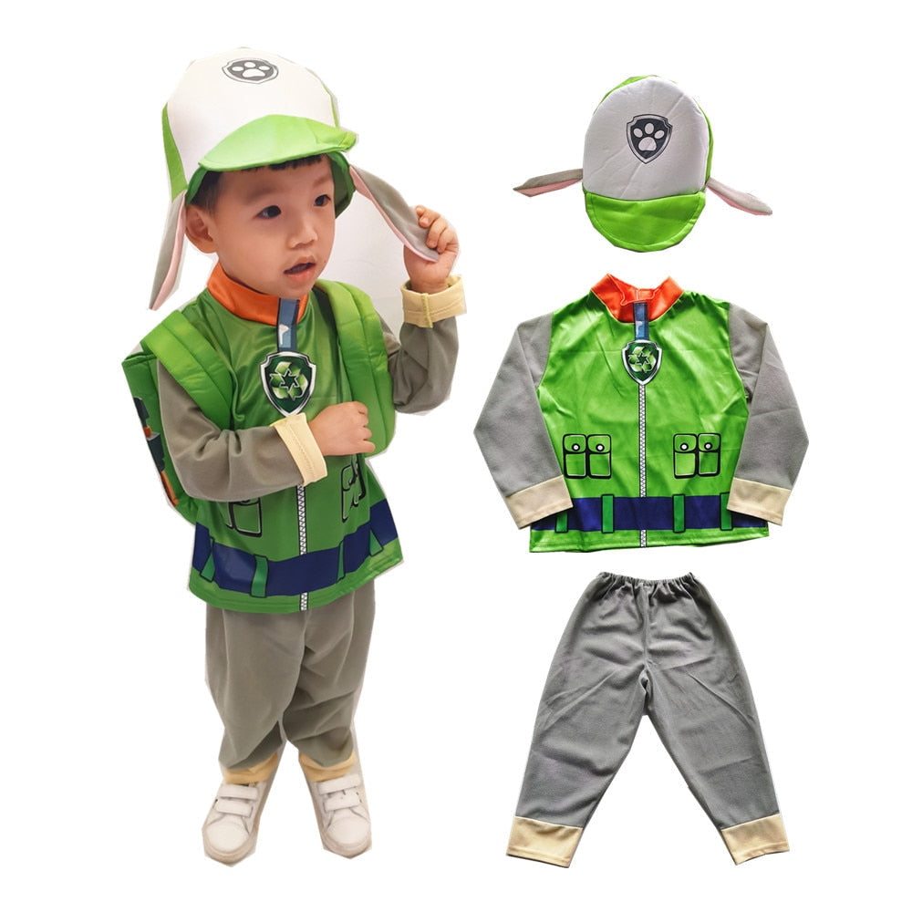 Kids Rubble and Skye Character Costume Options