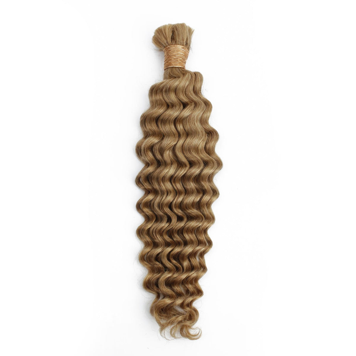Honey Blonde Deep Wave 27 Bulk 100% Human Braiding Hair