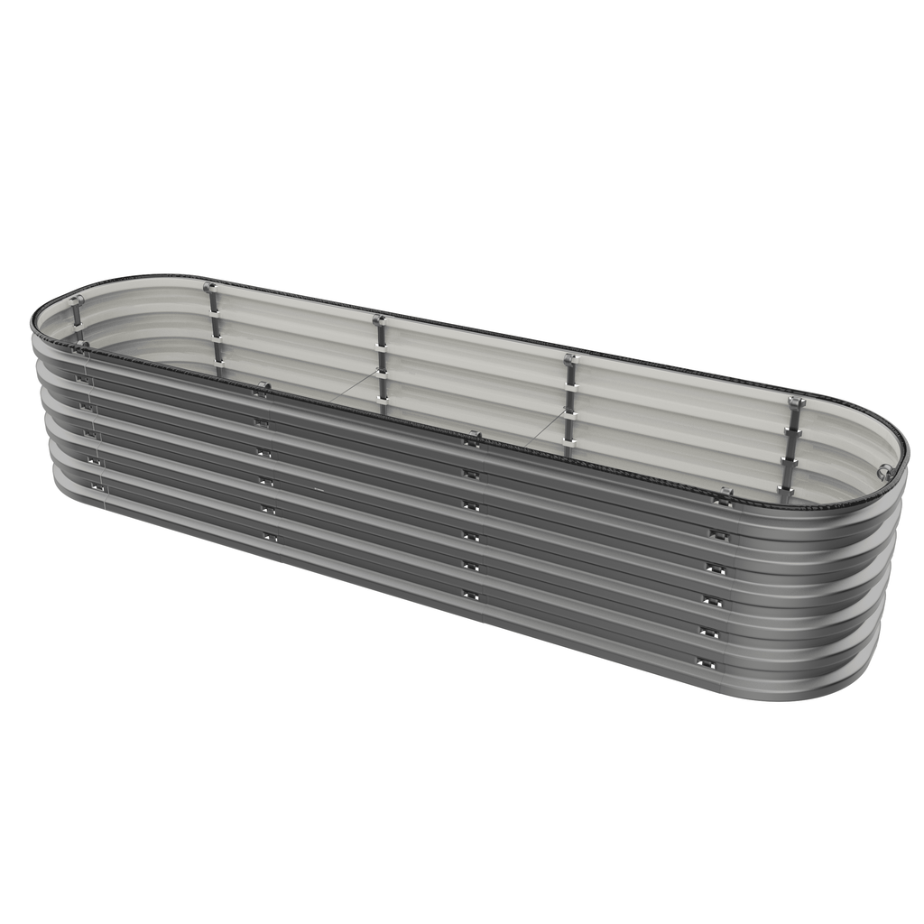 Gro-Rite "No Tools Needed" Premium Metal Raised Garden Bed Kit