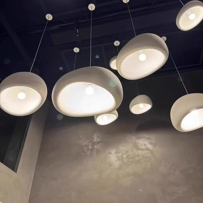Nordic Wabi Sabi Ceiling Chandelier Modern Dining Table Pendant Lights E27 Home Decor Bedroom Living Room Loft Bar Hanging Lamps
