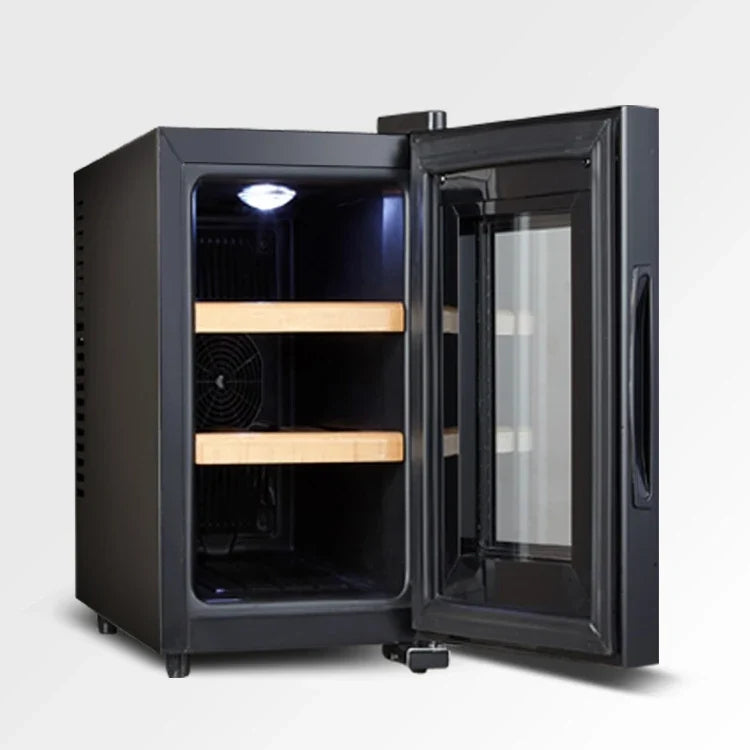 6 Bottle Portable Thermostatic Wine Cabinet Air Cooling Fridge Wine