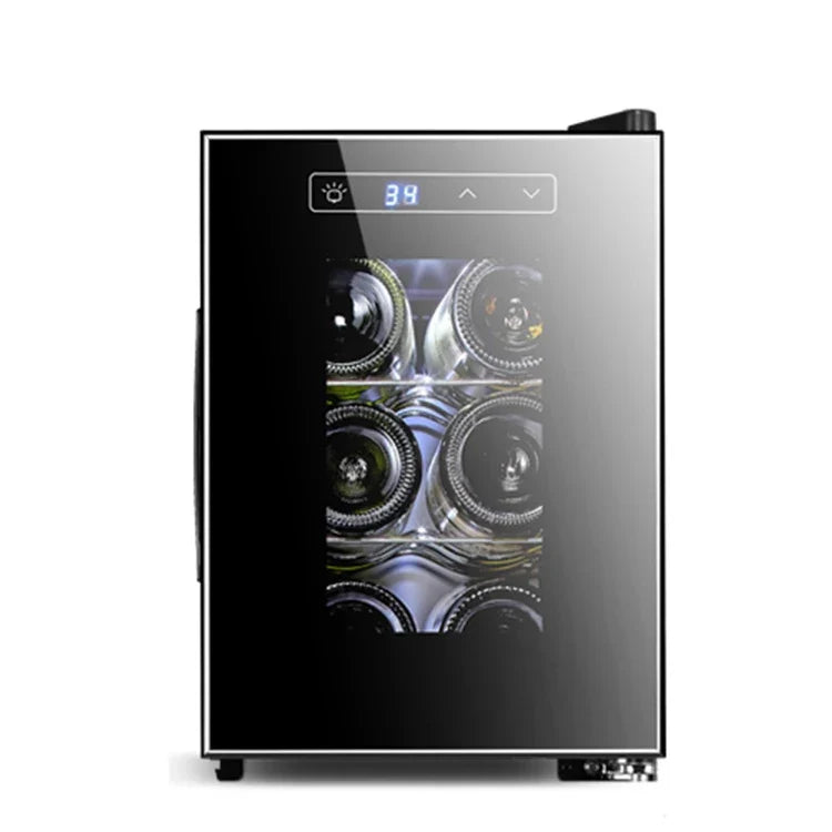 6 Bottle Portable Thermostatic Wine Cabinet Air Cooling Fridge Wine
