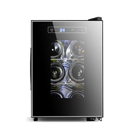 6 Bottle Portable Thermostatic Wine Cabinet Air Cooling Fridge Wine