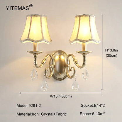 Crystal Chandelier With Lamp Shade For Living Room Gold Chandeliers Bedroom Farmhouse Church Pendant Lights Dining Room Light
