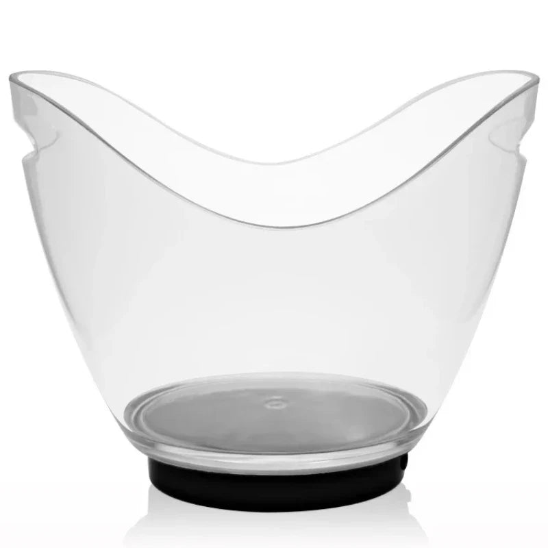 Unbreakable LED Ice Bucket Light Up Beverage Cooler for Wine Champagne and Cocktails at Bars and Nightclubs 2L 5L PS ABS