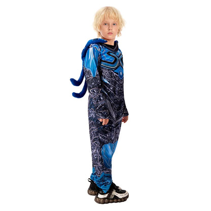 Kids' Blue Superhero Costume