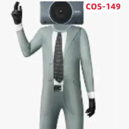Skibidi Toilet Speaker, Camera and TV Character Costume Options