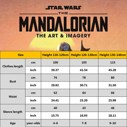 Kids Mandalorian Cosplay Bodysuit