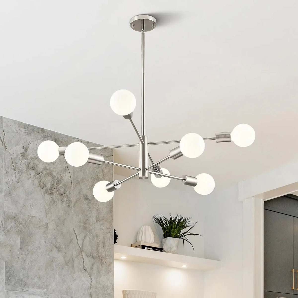 Modern Sputnik Ceiling Chandelier Vintage Industrial Retro Loft Ceiling Lamp Home Decor Lights Lighting Fixture Plafonnier LED