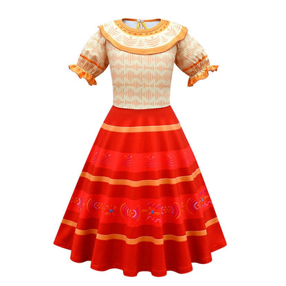 Girls Isabela Madrigal Costume Dress