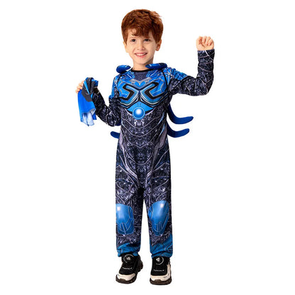 Kids' Blue Superhero Costume