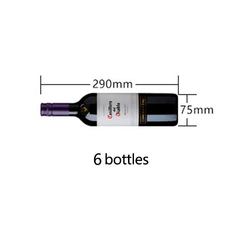 6 Bottle Portable Thermostatic Wine Cabinet Air Cooling Fridge Wine