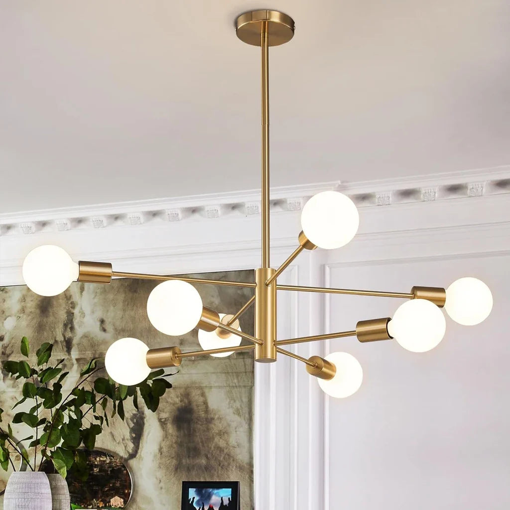 Modern Sputnik Ceiling Chandelier Vintage Industrial Retro Loft Ceiling Lamp Home Decor Lights Lighting Fixture Plafonnier LED