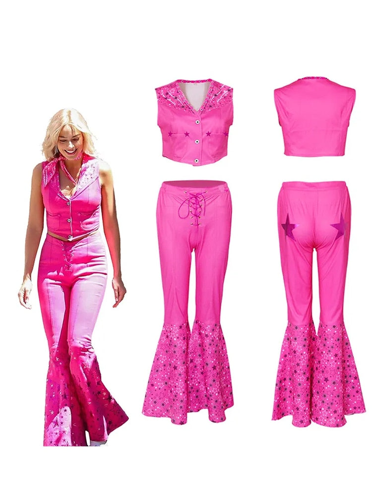 Barbie-Inspired Pink Movie Costume