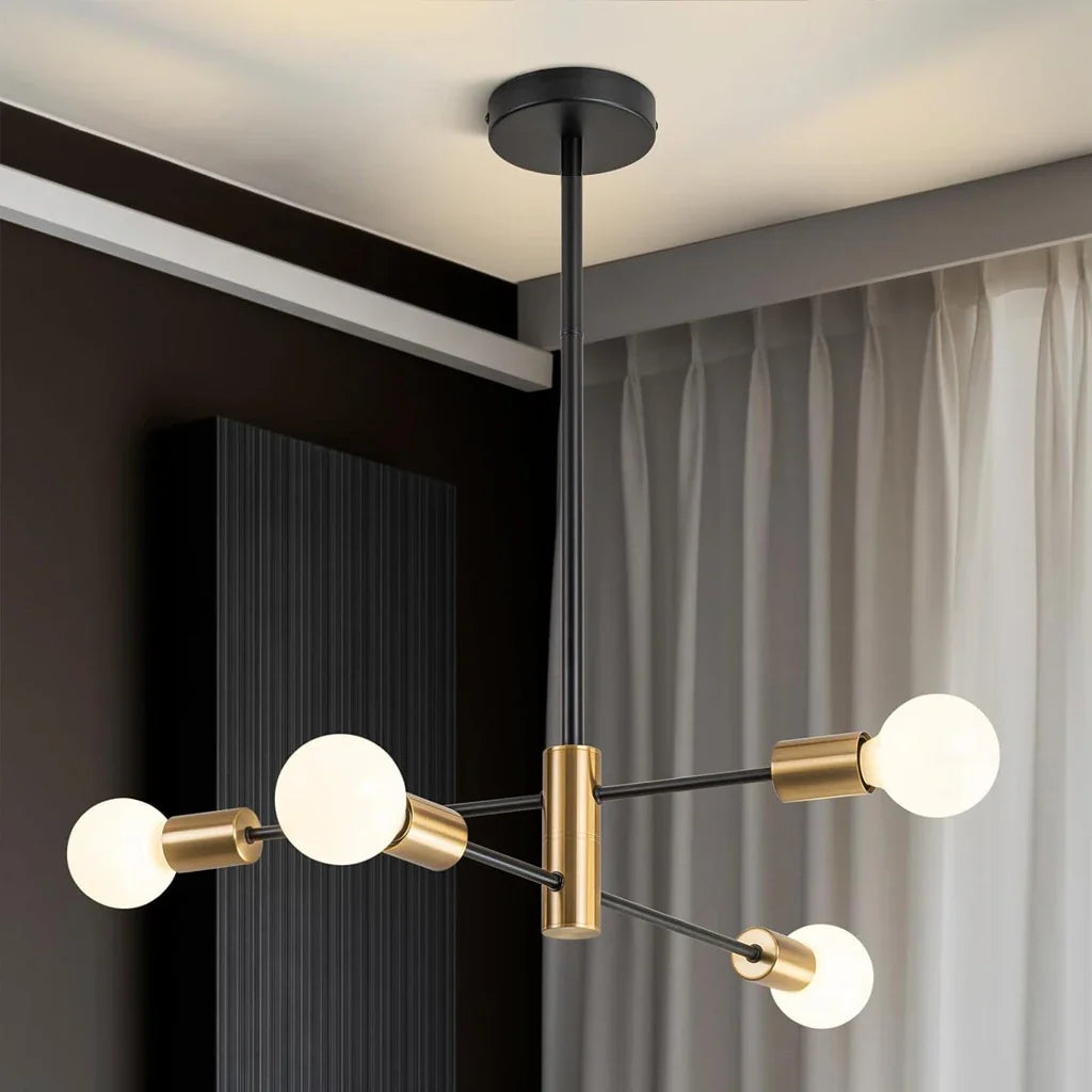 Modern Sputnik Ceiling Chandelier Vintage Industrial Retro Loft Ceiling Lamp Home Decor Lights Lighting Fixture Plafonnier LED