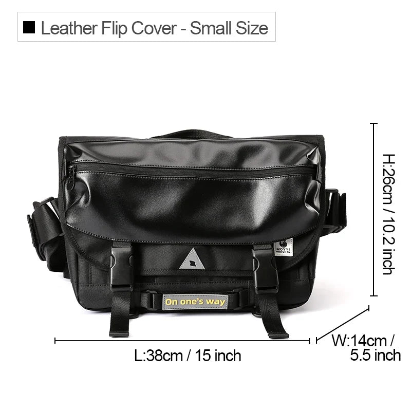 Hot Selling Oxford Male's Messenger Bags Simple Cycling Sports Black Breathable Fashion Outdoor Sling Antitheft Crossbody Bag