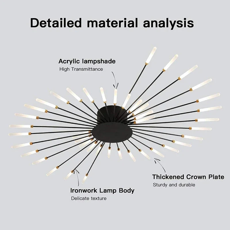 Modern LED Ceiling Lamp Living Room Dining Bedroom Ceiling Chandelier Lights Nordic Design Home Decor Indoor Lighting