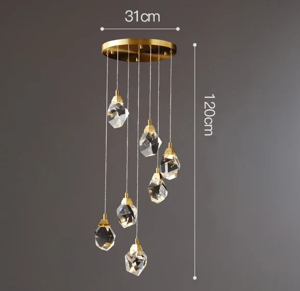 Nordic Home Decor Chandeliers for Dining Room Lustre Pendant Lights Hanging Lamps for Ceiling Light Fixture Indoor Lighting