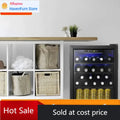 Activity priceActivity limited-time pricePromotionCompact 2.4 Cu. Ft. Mini Wine Cooler with Clear Glass Door, Quiet Operation, a