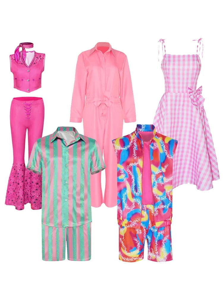 Barbie-Inspired Pink Movie Costume