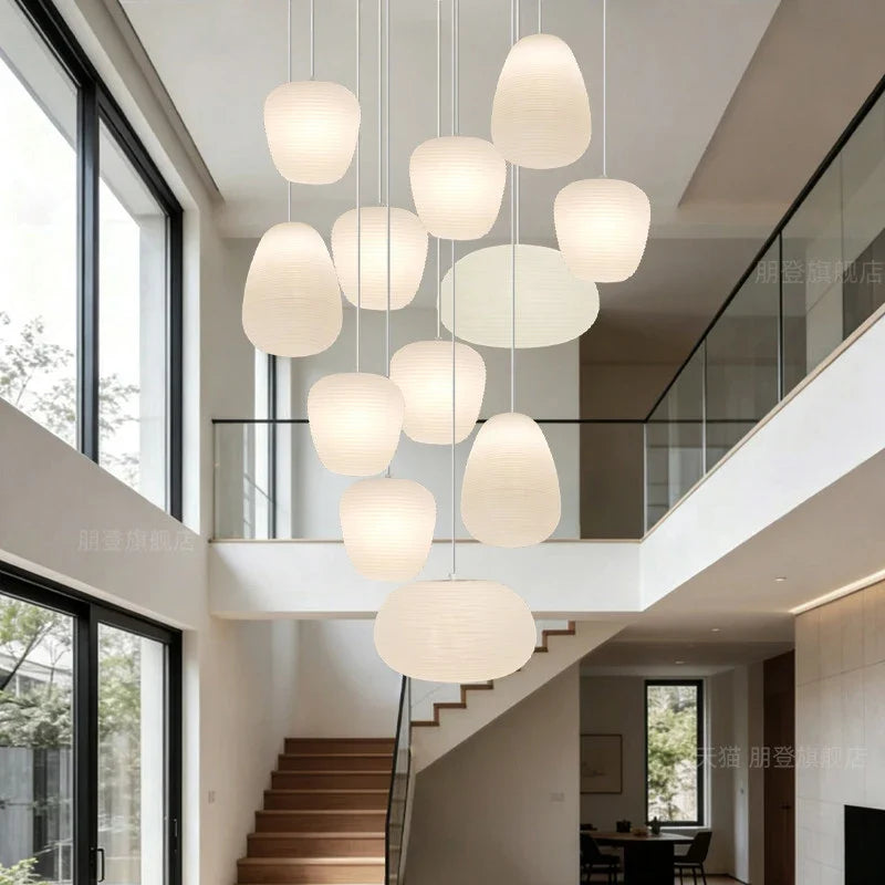 Nordic Home Decoration Stair Chandelier LED Pendant Lights Modern Ceiling Light Indoor Lighting Fixtures For Living Room Bedroom