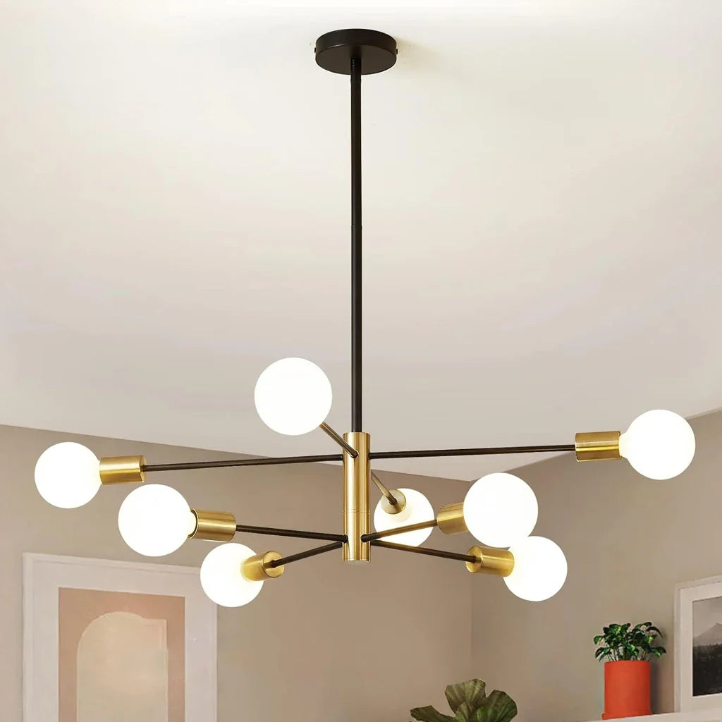Modern Sputnik Ceiling Chandelier Vintage Industrial Retro Loft Ceiling Lamp Home Decor Lights Lighting Fixture Plafonnier LED