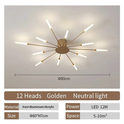 Modern LED Ceiling Lamp Living Room Dining Bedroom Ceiling Chandelier Lights Nordic Design Home Decor Indoor Lighting
