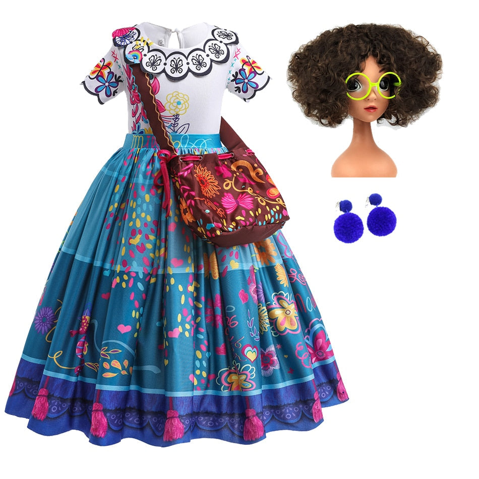 Girls Isabela Madrigal Costume Dress