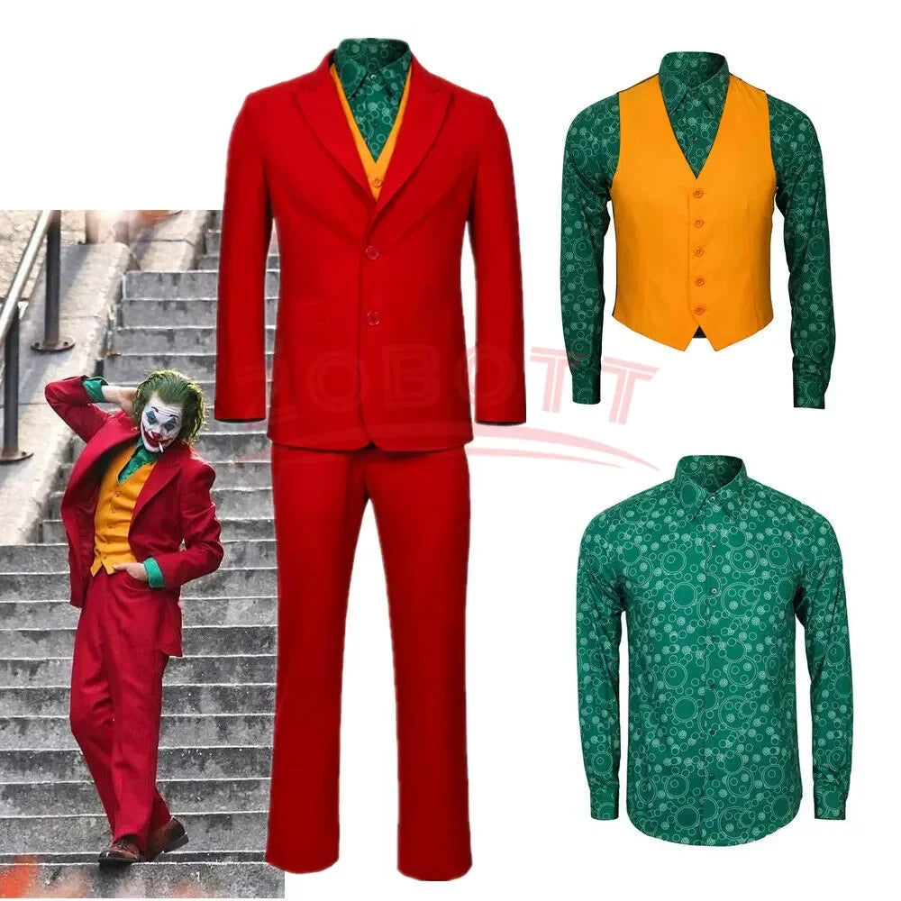 Arthur Fleck Red Joker Cosplay Suit