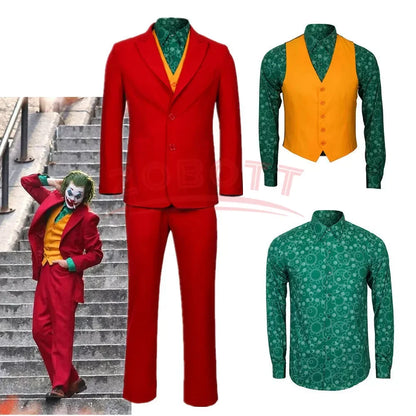 Arthur Fleck Red Joker Cosplay Suit