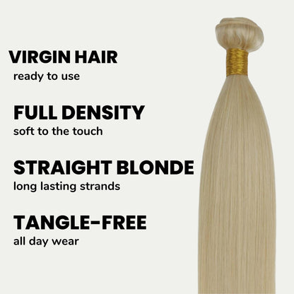 Straight Blonde 100% Human Hair Bundles