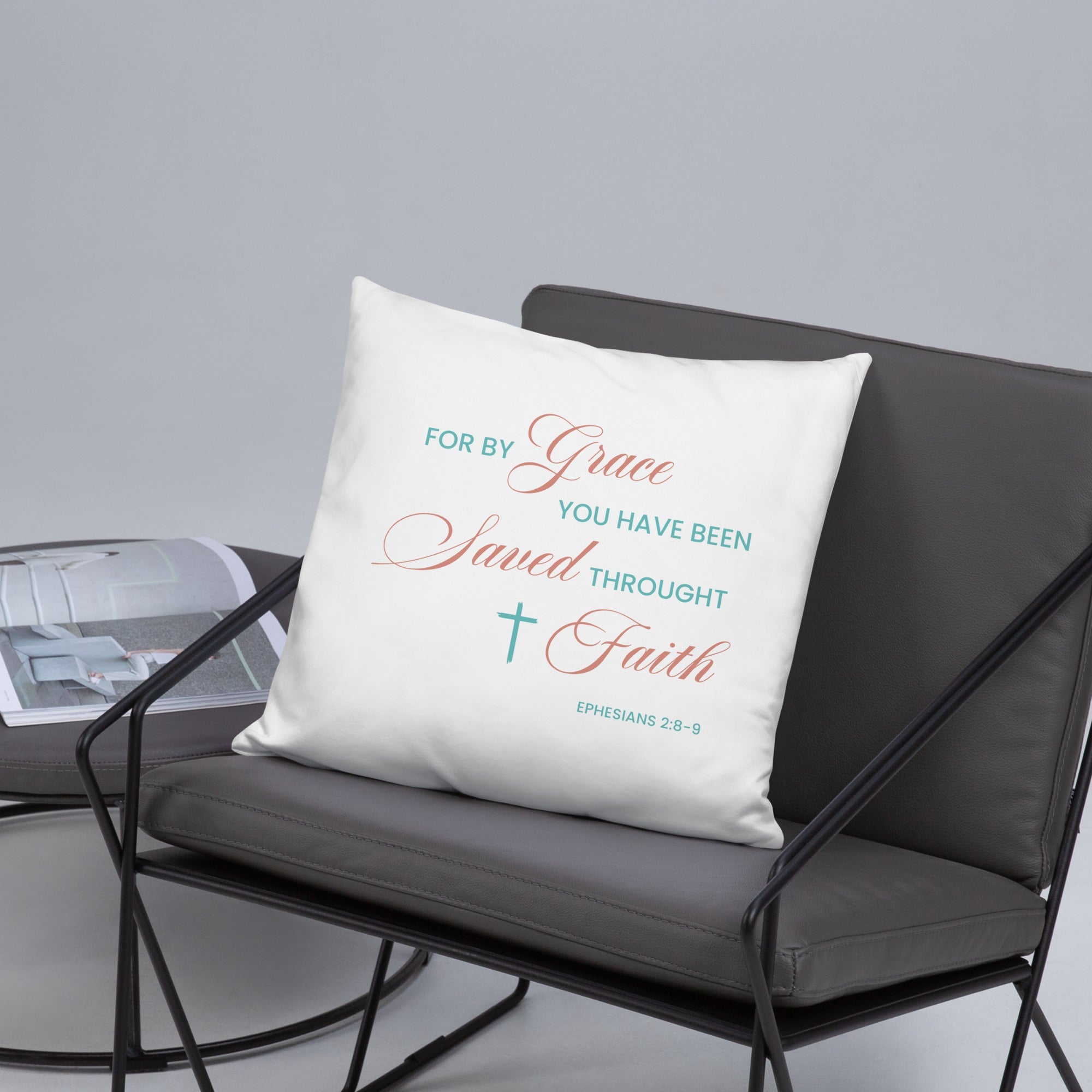 Ephesians 2:8-9 Basic Pillow