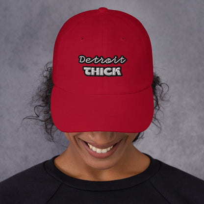 Detroit THICK | embroidered bad hair day mom hat