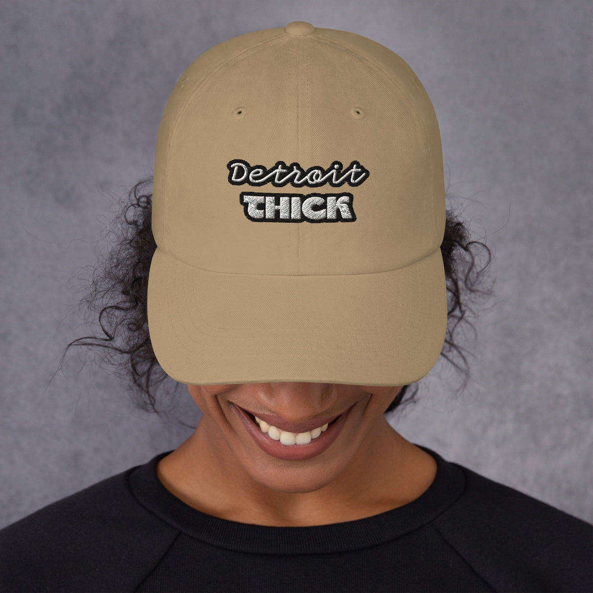 Detroit THICK | embroidered bad hair day mom hat