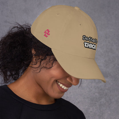 Detroit THICK | embroidered bad hair day mom hat