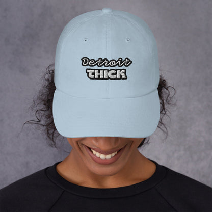 Detroit THICK | embroidered bad hair day mom hat