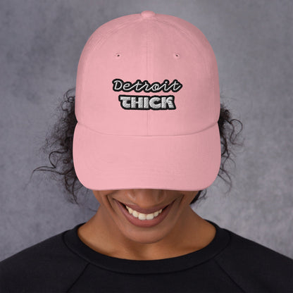Detroit THICK | embroidered bad hair day mom hat