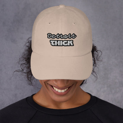 Detroit THICK | embroidered bad hair day mom hat